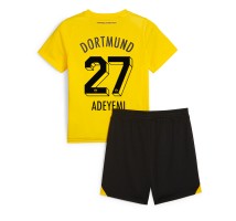Borussia Dortmund Karim Adeyemi #27 Koszulka Podstawowa dzieci 2023-24 Krótki Rękaw (+ krótkie spodenki)